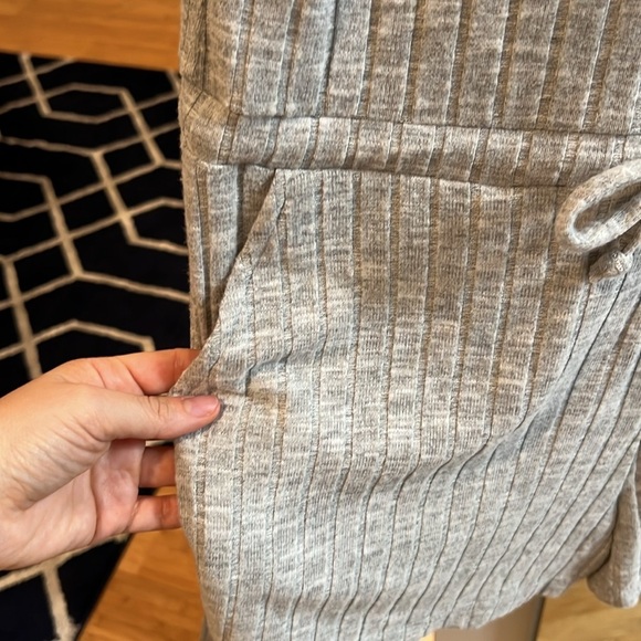 Chaser Gray Ribbed Jumpsuit - Picture 2 of 4